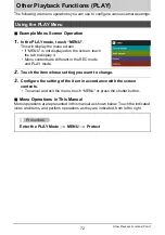 Preview for 72 page of Casio EXILIM EX-TR150 User Manual