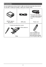 Предварительный просмотр 2 страницы Casio EXILIM EX-TR200 User Manual