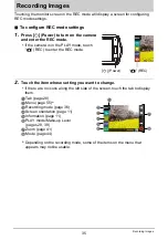 Предварительный просмотр 35 страницы Casio EXILIM EX-TR200 User Manual