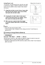 Предварительный просмотр 64 страницы Casio EXILIM EX-TR200 User Manual