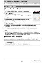 Preview for 61 page of Casio Exilim EX-TR750 User Manual