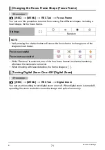 Preview for 71 page of Casio Exilim EX-Z2300 User Manual