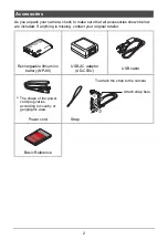 Preview for 2 page of Casio EXILIM EX-Z28 User Manual