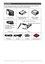 Preview for 2 page of Casio Exilim EX-Z3000 User Manual