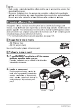 Preview for 21 page of Casio Exilim EX-Z335 User Manual