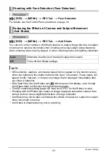 Preview for 61 page of Casio EXILIM EX-Z37 User Manual