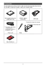 Preview for 2 page of Casio EXILIM EX-Z690 User Manual