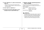 Предварительный просмотр 223 страницы Casio Exilim EX-Z8 User Manual