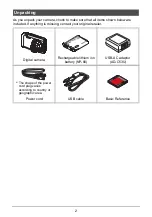 Preview for 2 page of Casio EXILIM EX-Z88 User Manual