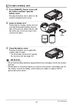 Preview for 24 page of Casio EXILIM EX-Z88 User Manual