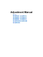 Preview for 1 page of Casio Exilim EX-ZR1000 Adjustment Manual