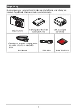 Preview for 2 page of Casio EXILIM EX-ZR15 User Manual