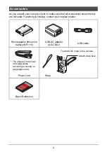 Preview for 2 page of Casio EXILIM EX-ZR20 User Manual