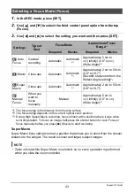 Preview for 43 page of Casio EXILIM EX-ZR20 User Manual