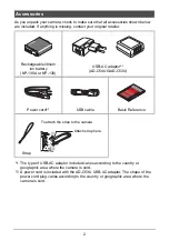 Preview for 2 page of Casio Exilim EX-ZR500 User Manual