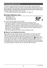 Preview for 22 page of Casio Exilim EX-ZR500 User Manual