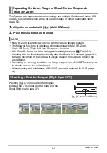 Preview for 54 page of Casio Exilim EX-ZR500 User Manual