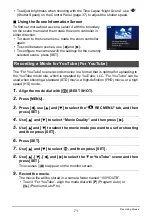 Preview for 71 page of Casio Exilim EX-ZR500 User Manual