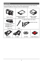 Preview for 2 page of Casio EXILIM EX-ZS100 User Manual