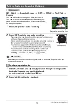 Preview for 76 page of Casio EXILIM EX-ZS100 User Manual