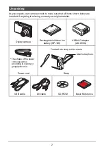 Preview for 2 page of Casio Exilim EX-ZS15 User Manual