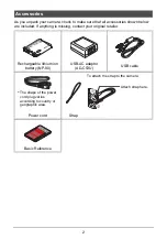 Preview for 2 page of Casio EXILIM EX-ZS150 User Manual