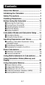 Preview for 9 page of Casio FC-200V-S-IH User Manual