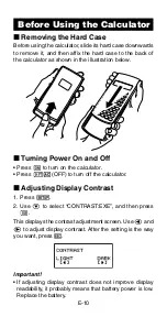 Preview for 12 page of Casio FC-200V-S-IH User Manual