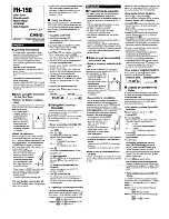 Preview for 1 page of Casio FH-150 User Manual