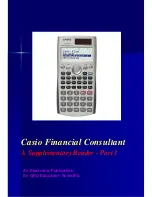 Casio Financial Consultant Manuals preview