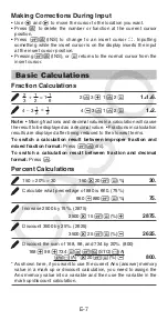 Предварительный просмотр 8 страницы Casio fs-115MS User Manual