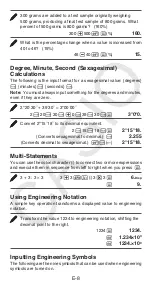 Предварительный просмотр 9 страницы Casio fs-115MS User Manual