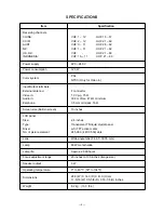 Предварительный просмотр 3 страницы Casio FV-600P Service Manual & Parts List