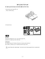 Предварительный просмотр 19 страницы Casio FV-600P Service Manual & Parts List