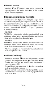 Preview for 12 page of Casio FX-100W User Manual