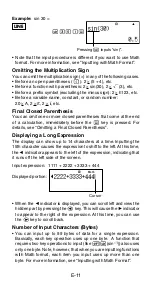 Preview for 13 page of Casio fx-115ES User Manual