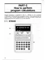 Preview for 14 page of Casio FX-201P Instruction Manual