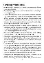 Preview for 4 page of Casio FX 260 - Solar Scientific Calculator User Manual