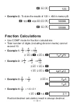 Preview for 11 page of Casio FX 260 - Solar Scientific Calculator User Manual