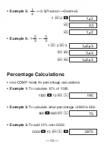 Preview for 12 page of Casio FX 260 - Solar Scientific Calculator User Manual