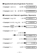 Preview for 16 page of Casio FX 260 - Solar Scientific Calculator User Manual