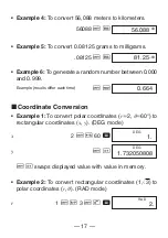 Preview for 19 page of Casio FX 260 - Solar Scientific Calculator User Manual