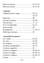 Preview for 24 page of Casio FX 260 - Solar Scientific Calculator User Manual