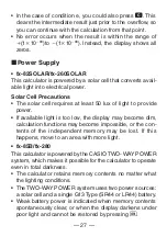 Preview for 29 page of Casio FX 260 - Solar Scientific Calculator User Manual