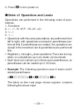 Preview for 31 page of Casio FX 260 - Solar Scientific Calculator User Manual