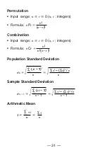 Preview for 33 page of Casio FX 260 - Solar Scientific Calculator User Manual