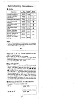 Preview for 6 page of Casio FX-270W PLUS User Manual