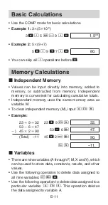 Preview for 13 page of Casio fx-300W User Manual