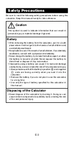 Preview for 5 page of Casio fx-500ES User Manual