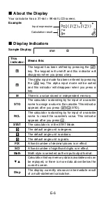 Preview for 8 page of Casio fx-500ES User Manual